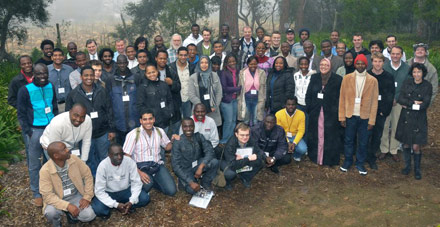 Participants of the School of African Physics gathered together