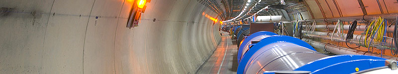 vue du tunnel du LHC