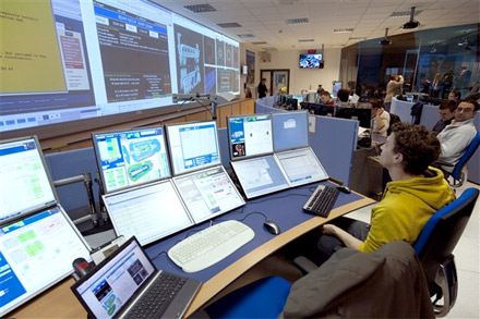 Inside the ATLAS control room