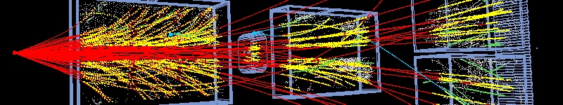 An event in the NA61 detector